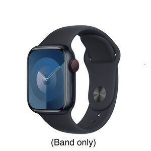 BNIB Apple Watch Sport band Midnight graphite stainless steel pin 41mm